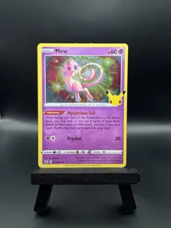 Pokemon Mew 011/025 Celebrations Holo LP - Image 1