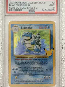 Pokemon TCG Celebrations Starter Pokemon PSA 9 Sequential Set 25th Anniversary - Image 2