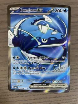 Pokemon Dondozo ex 211/182 Sv10: Destined Rivals Ultra Rare Basic 280HP Holo - Image 1