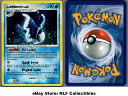 2008 Pokemon, D&P Stormfront, #4/100 Lumineon Lv. 38, Holo Rare (b) - Image 1