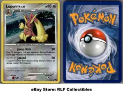 2009 Pokemon, Pop Series 9, #9/17 Lopunny Lv. 36, Holo Uncommon (b) - Image 1