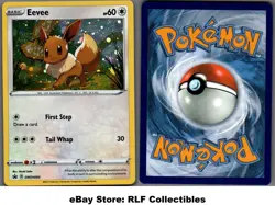 2021 Pokemon, Sword & Shield Promos, #SWSH095 Eevee, Black Star Promo - Image 1