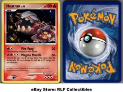 2009 Pokemon, Platinum Arceus, #3/99 Heatran Lv. 58, Holo Rare - Image 1