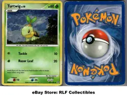 2007 Pokemon, Diamond & Pearl Promos, #103/130 Turtwig, Cosmos Holo Common (b) - Image 1
