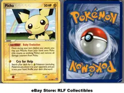 2007 Pokemon, EX Power Keepers, #21/108 Pichu, Rare (b) - Image 1