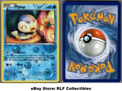 2013 Pokemon, Legendary Treasures, #RC6/RC25 Piplup, Holo Uncommon - Image 1