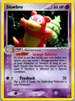 Pokemon TCG Slowbro Holo Rare Normal FireRed & LeafGreen 14/112 MP - Image 1