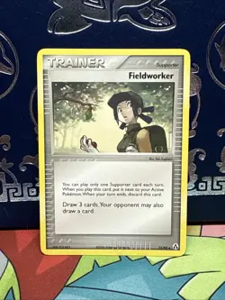 Fieldworker 73/92 LP MEW ARTWORK Legend Maker Pokemon - Image 1