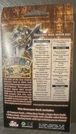 YUGIOH RISE OF THE TRUE DRAGONS STRUCTURE DECK ENGLISH FACTORY SEALED - Image 2