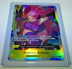 Jewelry Bonney OP08-105 SR One Piece TCG Two Legends NM - English - Image 1