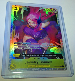 Jewelry Bonney OP08-105 SR One Piece TCG Two Legends NM - English - Image 2