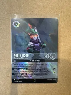 2023 Disney Lorcana Into The Inklands 3 Foil Robin Hood #221 - Image 2