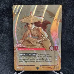 Disney Lorcana Raya - Kumandran Rider (Enchanted) 214/204 Azurite Sea TCG - Image 1
