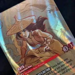 Disney Lorcana Raya - Kumandran Rider (Enchanted) 214/204 Azurite Sea TCG - Image 3