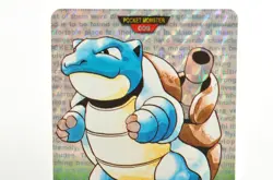 Pocket Monsters Blastoise No.009 Pokemon card Carddass GREEN 1996 Japanese MP - Image 2