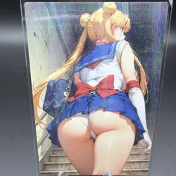 Usagi Tsukino Sailor Moon Anime Waifu Card Doujin ACG Goddess Holo - Image 1