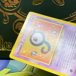 2001 Pokemon Wotc Promo Unown [J] #38 Black Star Promo Card - NM - Image 3