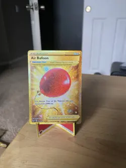 Pokemon Card Air Balloon 213/202 Gold Secret Rare Full Art Mint - Image 1
