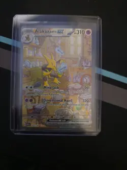 Pokemon Alakazam EX TCG Card 201/165 SV Scarlet & Violet 151 NM Condition - Image 1