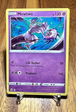 Mewtwo 056/172 Non Holo Rare Brilliant Stars Pokemon Card NM - Image 1