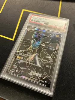 PSA 9 Zekrom 114 Black Background -Graded Full Art Pokemon Card- Black And White - Image 2