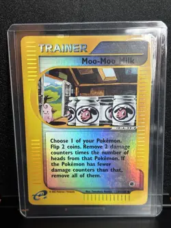 Pokemon Moo-Moo Milk 155/165 Expedition LP REVERSE HOLO Trainer Card English - Image 1