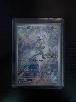 Pokemon TCG N's Reshiram Card 167/159 Journey Together Stamped Promo - Image 1