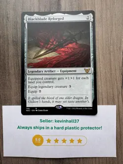 Blackblade Reforged - 1x R MTG Commander: Kamigawa: Neon Dynasty M/NM, English - Image 1