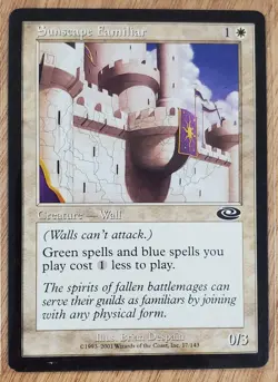 MTG Magic The Gathering- Sunscape Familiar Planeshift Regular - Image 1