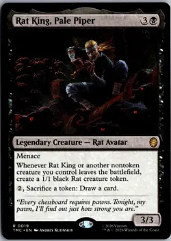 Rat King, Pale Piper R Commander: Teenage Mutant Ninja Turtles 19 NM Magic - Image 1