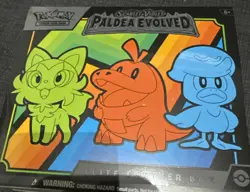 Pokemon Scarlet & Violet Paldea Evolved Elite Trainer Box(ETB) new tiny tear - Image 1