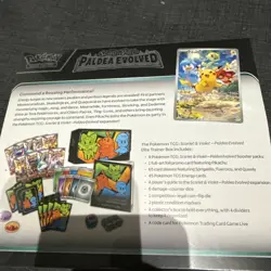 Pokemon Scarlet & Violet Paldea Evolved Elite Trainer Box(ETB) new tiny tear - Image 2