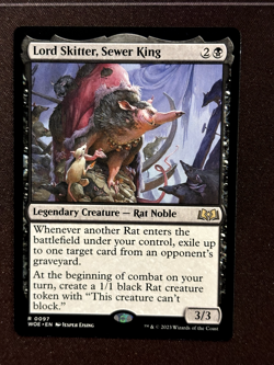 Lord Skitter Sewer King (MTG Wilds of Eldraine 097) - Image 2