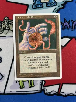 Nevinyrral’s Disk x1 Mtg Fourth Edition - Image 1