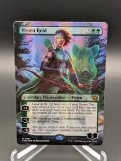 Vivien Reid (Borderless) (Mana Foil) Foundations Foil - Image 1