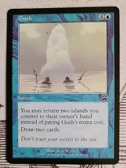 MTG Gush x1 LP ~Mercadian Masques (Magic the Gathering)*Free Shipping* - Image 1