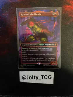 Raphael, the Muscle (0004) (Borderless) Commander: Teenage Mutant Ninja Turtles - Image 1