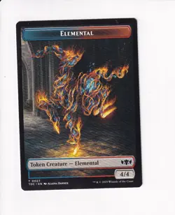 MAGIC MTG COMMANDER: TARKIR: DRAGONSTORM DOUBLE TOKEN MONK / ELEMENTAL (#1) - Image 2