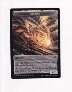 MAGIC MTG COMMANDER: MURDERS AT KARLOV MANOR DOUBLE TOKEN SNAKE / MORPH (#2) - Image 2