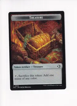 MAGIC MTG COMMANDER: LORWYN ECLIPSED DOUBLE TOKEN SCARECROW / TREASURE (#1) - Image 2