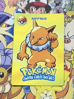 Pokemon Vintage Pocket Monsters Vending HOLO Prism Sticker 1998 Nintendo Japan - Image 2