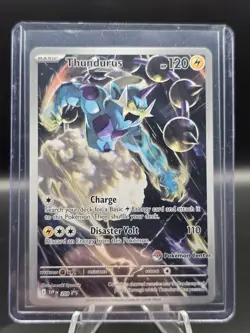 Pokemon TCG Black Bolt Thundurus 209 Pokemon Center Black Star Promo - Image 1