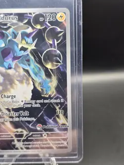 Pokemon TCG Black Bolt Thundurus 209 Pokemon Center Black Star Promo - Image 2