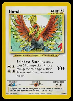 Pokemon Card - Ho-oh Neo Revelation 18/64 Rare - Image 1
