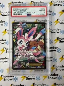 Sylveon ex #RC32 Generations Radiant Collection 2016 Pokemon XY PSA 8 135065867 - Image 1