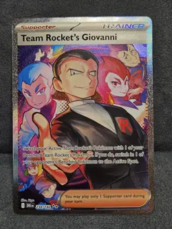 2025 Pokemon Destined Rivals Team Rocket's Giovanni #238/182 SIR NM/M - Image 1
