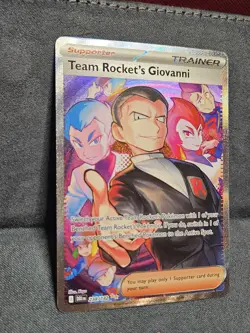 2025 Pokemon Destined Rivals Team Rocket's Giovanni #238/182 SIR NM/M - Image 2