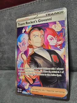 2025 Pokemon Destined Rivals Team Rocket's Giovanni #238/182 SIR NM/M - Image 3