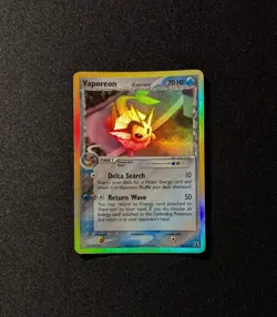 Pokemon EX DELTA SPECIES - #18/113 Vaporeon - Holo - ENG - Near Mint/Mint - Image 3