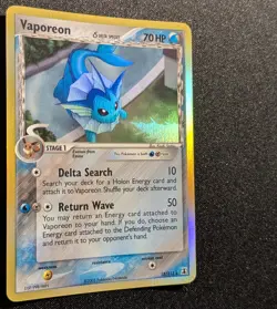 Pokemon EX DELTA SPECIES - #18/113 Vaporeon - Holo - ENG - Near Mint/Mint - Image 5